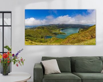 Panorama de Lagoa do Fogo (Açores)