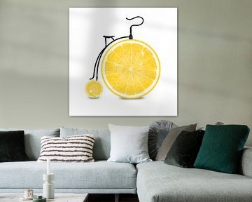 Fruit / Fruits: Orange - Orange Bicycle by Felix Brönnimann