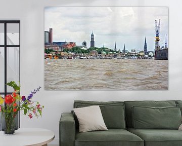 The Cityscape of Hamburg van Gisela Scheffbuch