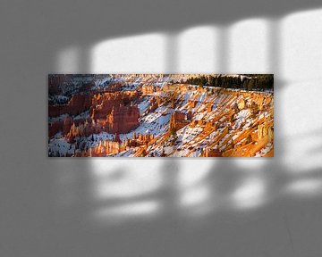 Wintersonnenaufgang im Bryce Canyon N.P., Utah
