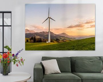 Windturbine / Windenergie van Felix Brönnimann