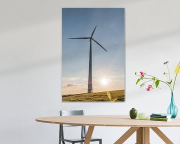 Windturbine / Windenergie van Felix Brönnimann
