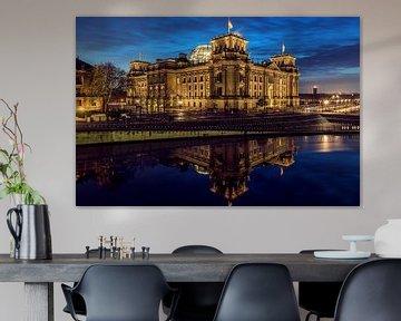 Reichstag Blue Hour by Pierre Wolter