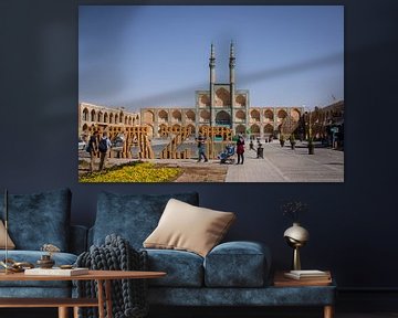 Grote plein in Yazd, Iran van Marcel Alsemgeest