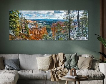 Winter im Bryce Canyon, Vereinigte Staaten von Amerika von Rietje Bulthuis