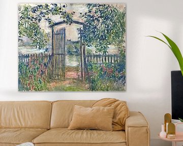De Tuinpoort van Vetheuil, Claude Monet