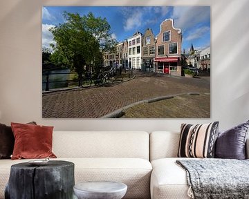 Oudegracht à Utrecht près du pont Geertebrug sur In Utrecht