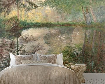 Teich in Montgeron, Claude Monet