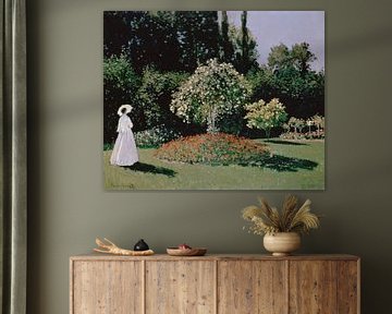 Vrouw in de tuin, Sainte-Adresse, Claude Monet