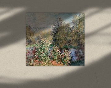 Hoek van de tuin bij Montgeron, Claude Monet