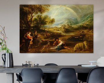 Landschap met een regenboog, Pieter Paul Rubens