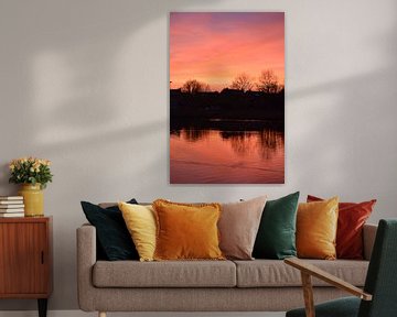 Sunset Water Mirror van Art Kleisen
