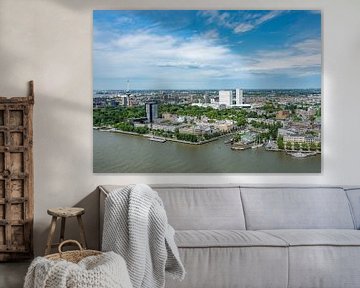 Rotterdam van boven van Arie Jan van Termeij