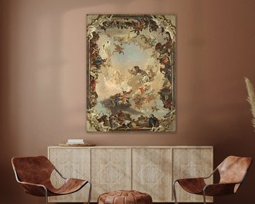 Allegorie van de planeten en continenten, Giovanni Battista Tiepolo