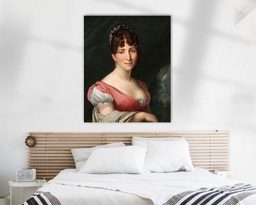 Portret van Hortense de Beauharnais, koningin van Holland, Anne-Louis Girodet-Trioson