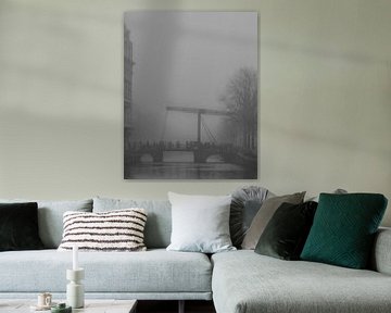 Brücke im Nebel von Odette Kleeblatt