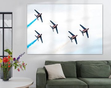 5 Alpha Jets of Patrouille de France von Wim Stolwerk