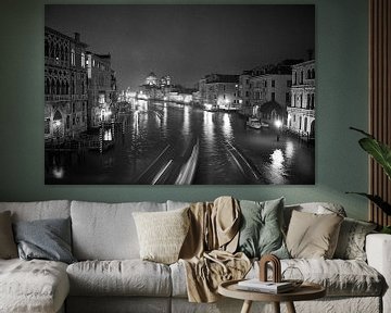 Venise Canal Grande dans la nuit sur Karel Ham
