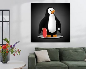 Pingpong Penguin van Jörg Hausmann