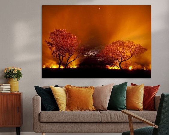 Example of the artwork in a room
