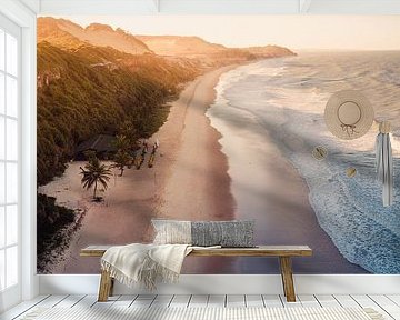 Pipa beach sunset 2 by Andy Troy