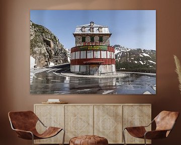 Verlaten James Bond hotel in de Zwitserse Alpen, Belvedere Hotel van Sasja van der Grinten