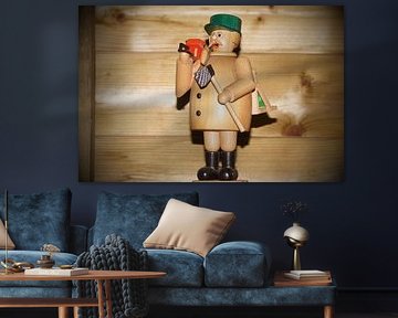 incense burner puppet wood german by The1CC Photography