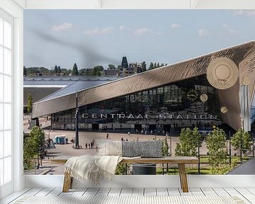 Het Centraal Station van Rotterdam vanuit een unieke hoek van MS Fotografie | Marc van der Stelt