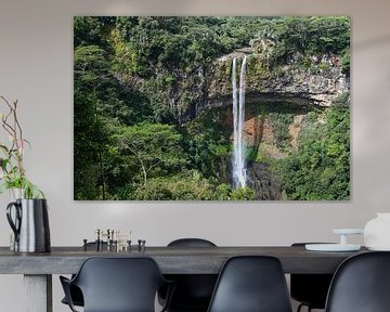 Waterfall Mauritius van Robert Styppa