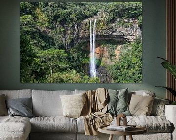 Waterfall Mauritius van Robert Styppa