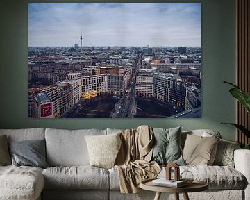 Berlin – Leipziger Platz Skyline van Alexander Voss