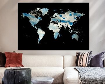 wereldkaart van Felix Brönnimann