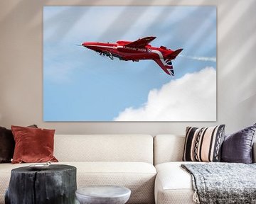 Inverted flying by a Red Arrows' solo von Wim Stolwerk