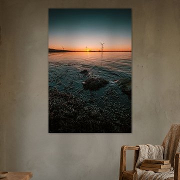 Oosterschelde sunset by Andy Troy