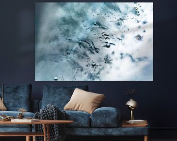 Blauw Abstract | Gezicht | Fine Art Foto van Nanda Bussers