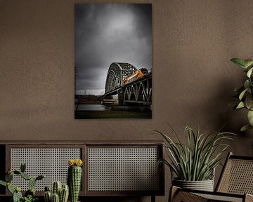 Le pont ferroviaire d'Oosterbeek sur Nicky Kapel