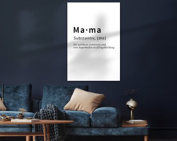 Mama Substantiv Muttertagsgeschenk von Felix Brönnimann