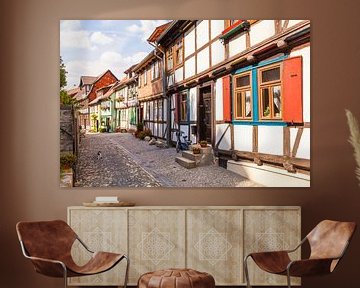 Fachwerkhäuser in Quedlinburg von Werner Dieterich