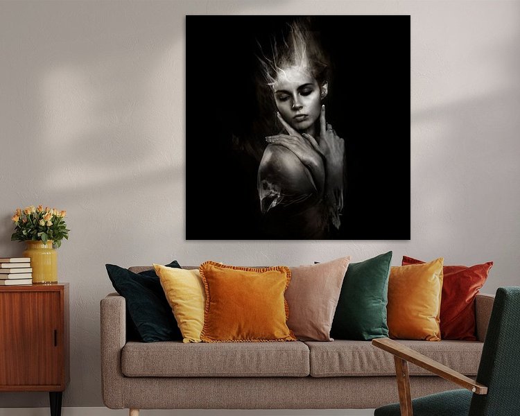 Example of the artwork in a room