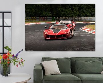 Ferrari FXXK #21 en FXXK Evo #35 van Bart van der Heijden