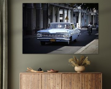 Classic American Car in Cienfeugos Cuba by Karel Ham
