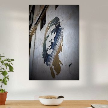 Wandmalerei Che Guevara von Karel Ham