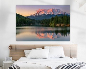 Uitzicht op Mount Shasta, Californië