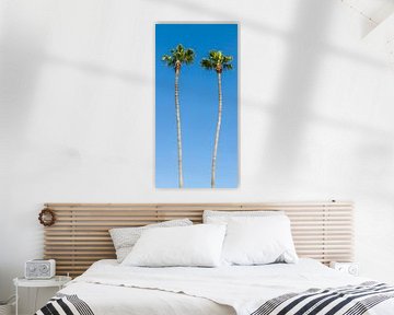 Palmbomen idylle van Melanie Viola