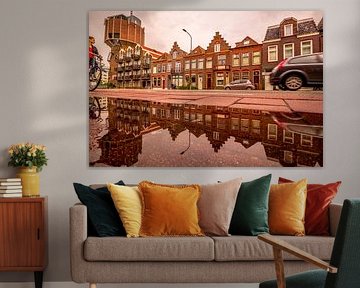 Watertoren in reflectie by peterheinspictures