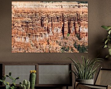Rotswand in de Bryce Canyon van De wereld door de ogen van Hictures
