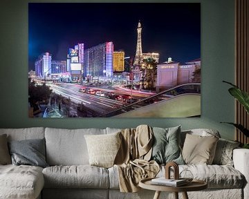 Las Vegas by night van De wereld door de ogen van Hictures