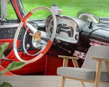 Plymouth Fury dashboard en interieur van Sjoerd van der Wal Fotografie