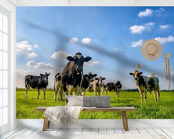 Groep koeien in de wei van Sjoerd van der Wal Fotografie