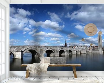 Saint Servatius bridge Maastricht, colour by Pascal Lemlijn